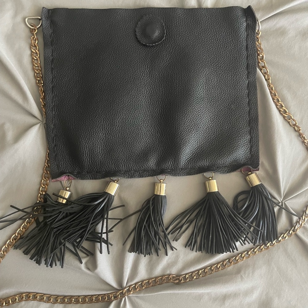 Handmade purse . Real leather